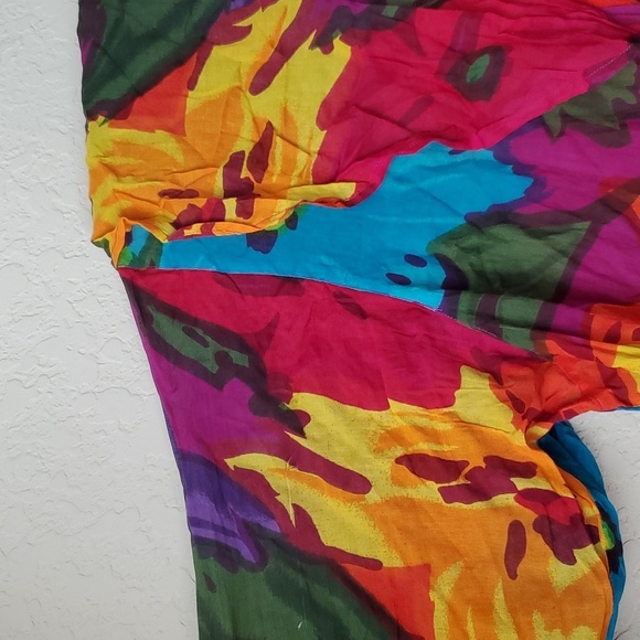 VTG Gitano 90's blouse with bright bold colors - Picture 6 of 11